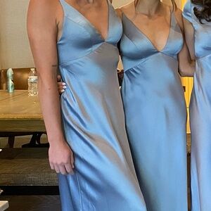 Jenny Yoo Eloise Chambray Blue Dress Size 4